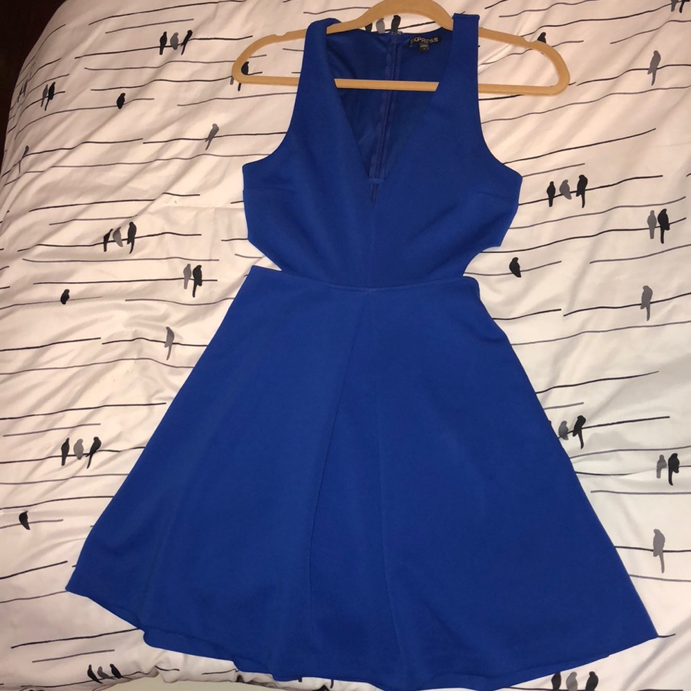 Express Royal Blue Dress